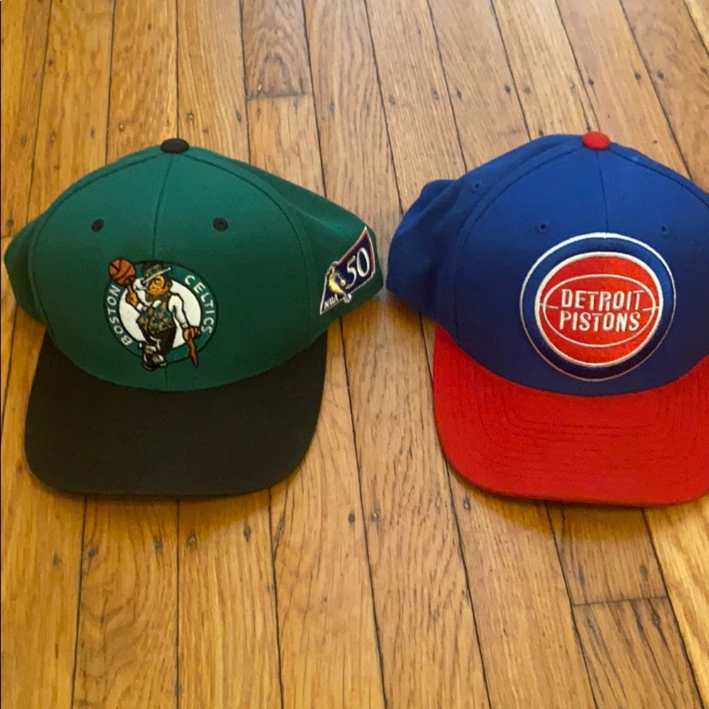 2 Snapback Hats for sale
